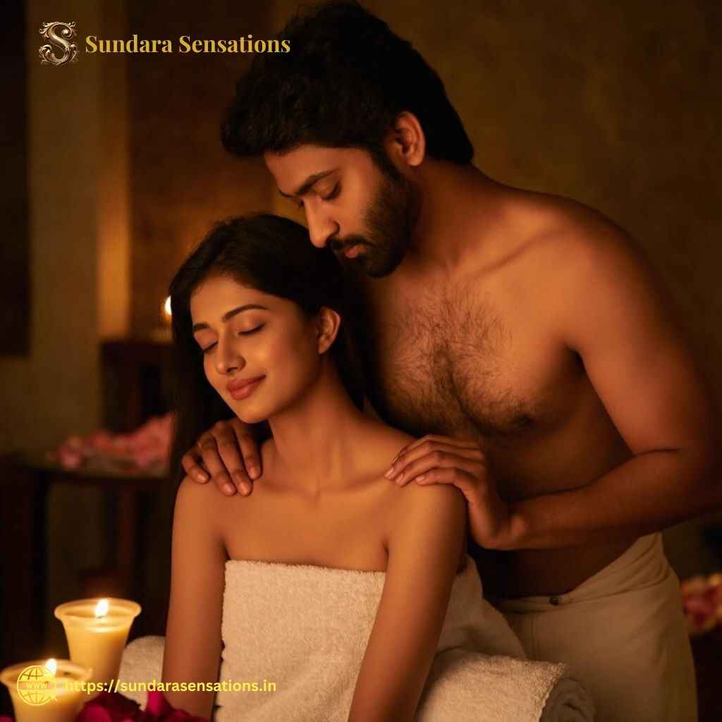 Relaxing Sensual Candle Massage with warm candle oils and gentle techniques.